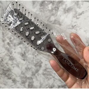 New Sealed Vintage Lancome Lancôme Ball Tipped Vent Hair Brush Smokey Gray